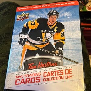 Hockey cards Tim’s and other one book full